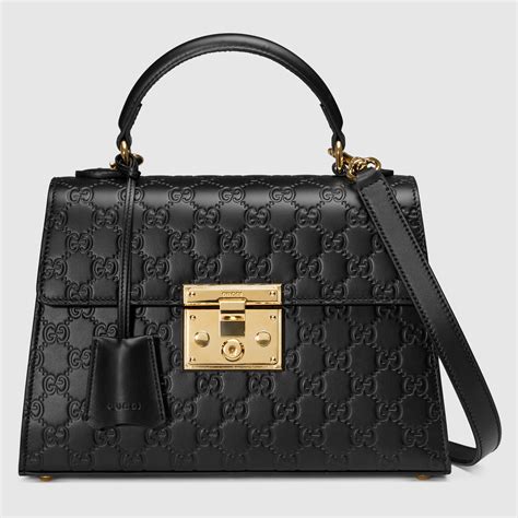 padlock small gucci signature top handle bag price|Gucci padlock bag for sale.